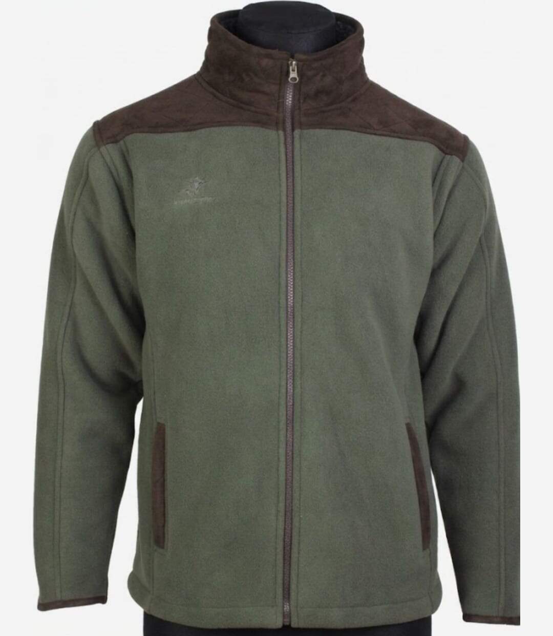 WINCHESTER JULIUS1 — Veste polaire vert : isolation sherpa et finitions suédine-3