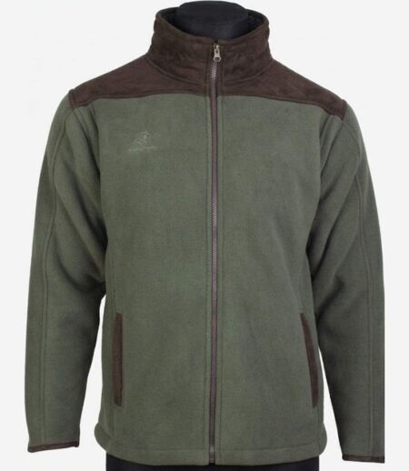 WINCHESTER JULIUS1 — Veste polaire vert : isolation sherpa et finitions suédine