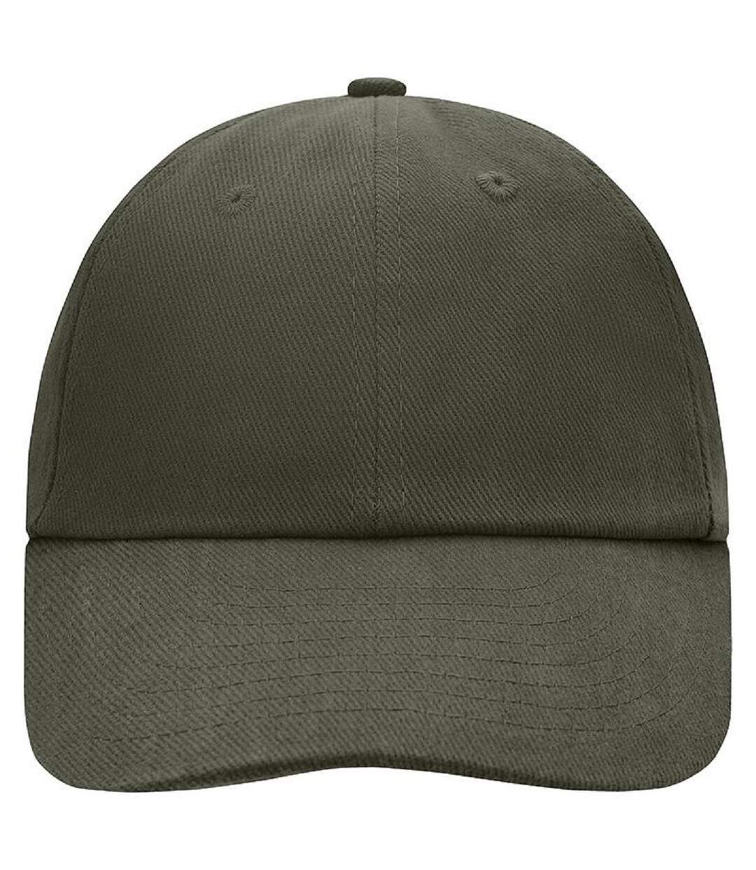 Casquette à visière coton - MB6111 - vert olive-1