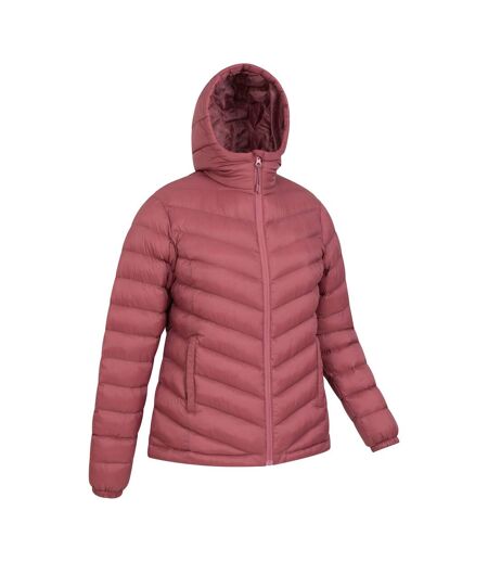 Womens/ladies Seasons Padded Jacket Rust Mountain Warehouse