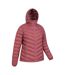 Womens/ladies Seasons Padded Jacket Rust Mountain Warehouse-4