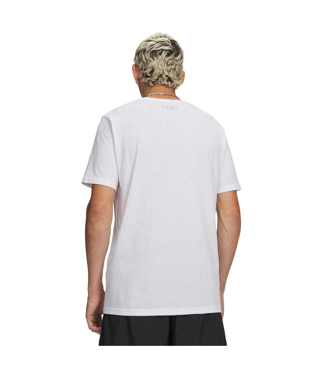 T-shirt Motif/style Logo Homme Blanc Under Armour-2