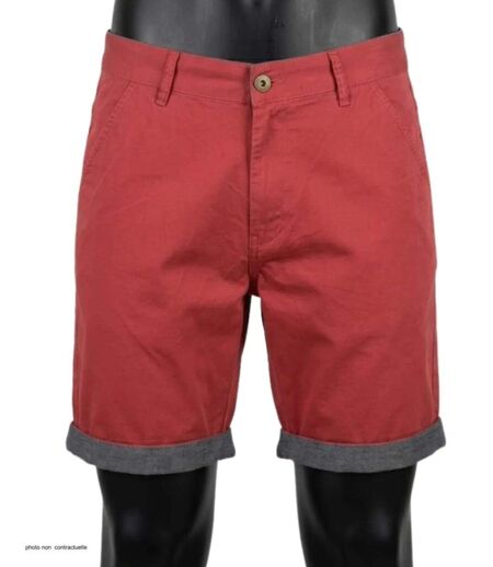 CHALLENGER L2102A Bermuda en coton twill pour un look estival élégant et résistant