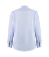 Kustom Kit Mens Premium Contrast Oxford Tailored Long-Sleeved Shirt (Light Blue/Navy)