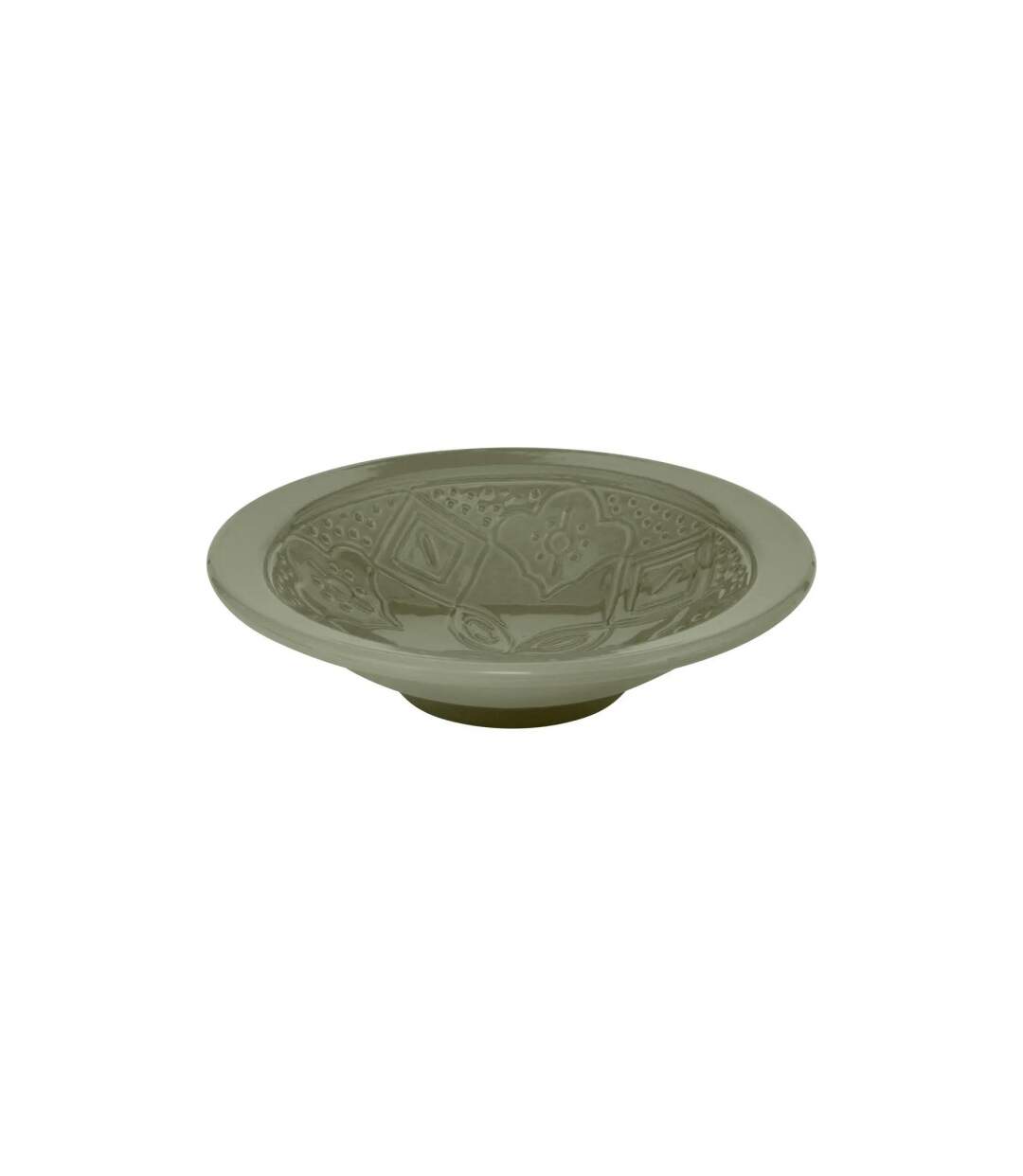 Lot de 6 Assiettes Creuses Faïence Sienna 23cm Vert Olive-2