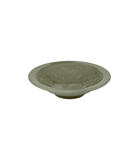 Lot de 6 Assiettes Creuses Faïence Sienna 23cm Vert Olive