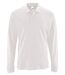 Polos manches longues - Homme - 02087 - blanc