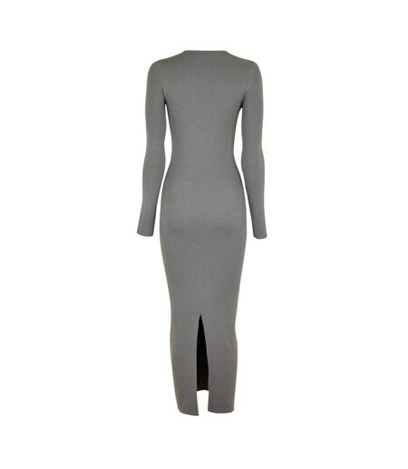 Robe Moulante Manches Longues Femme Kaki Jack Wills