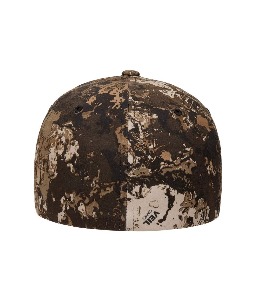 Casquette Motif/style Camouflage Veil Marron Flexfit-2