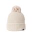 Bonnet Motif/style Pompon Femme Beige Pâle Dare 2B-2