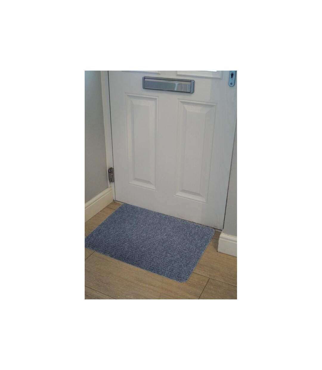 Groundsman Ribbed Door Mat (Blue) (One Size) - UTST10359-1