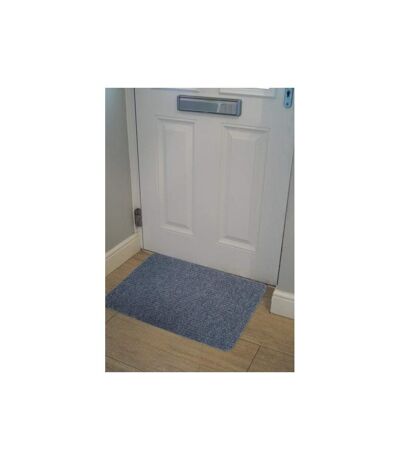 Groundsman Ribbed Door Mat (Blue) (One Size) - UTST10359