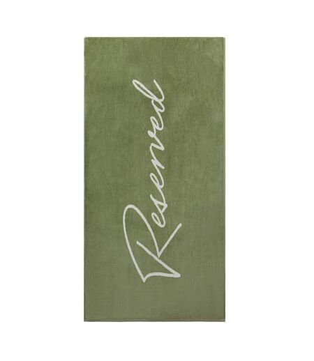 Serviette de plage vert Vinga