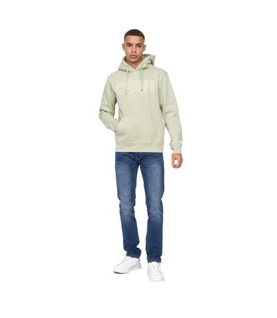 Sweat À Capuche Kendrick Homme Vert De Gris Crosshatch
