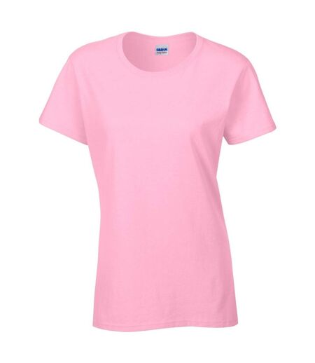 T-shirt À Manches Courtes Coupe Féminine Femme Rose Clair Gildan