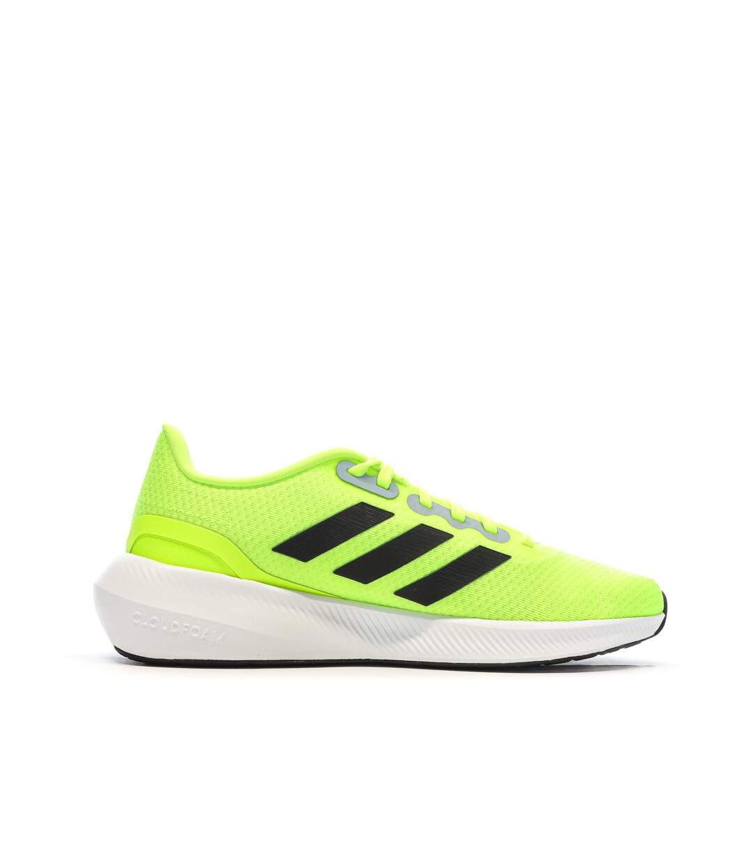 Chaussures de running jaunes/noires homme adidas runfalcon-2