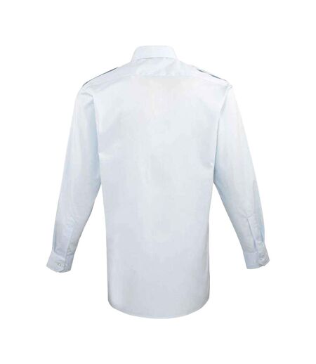 Chemise pilote homme bleu clair Premier Premier