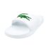 Claquettes Serve Femme Blanc Lacoste-1