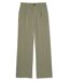 Women's Khaki Wide-Leg Trousers-2