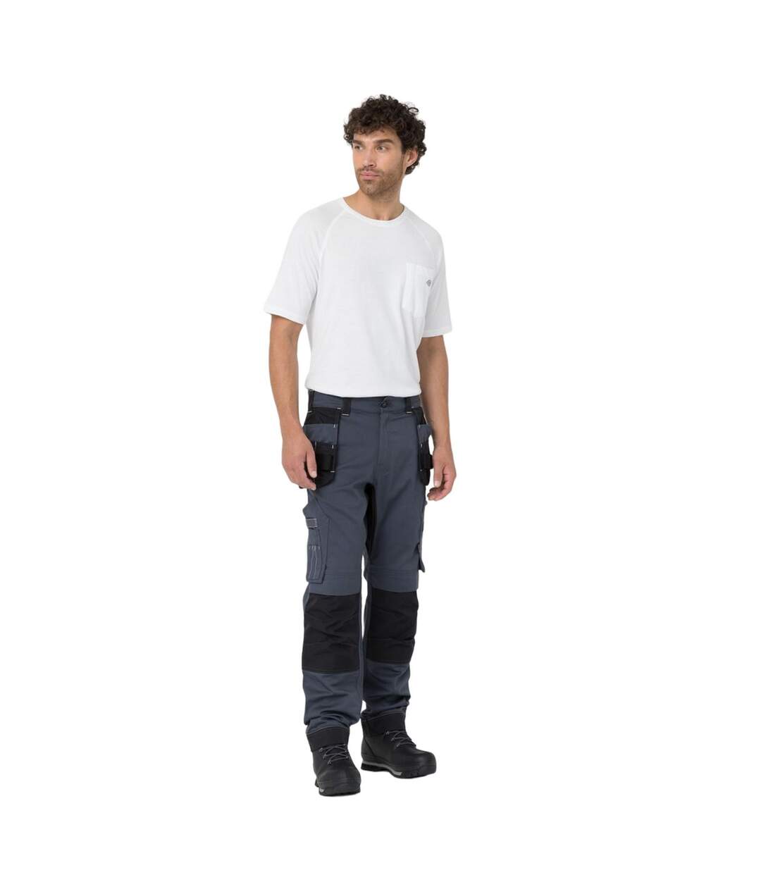 Pantalon de travail universal adulte gris / noir Dickies-4