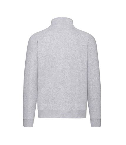 Sweat premium homme gris chiné Fruit of the Loom