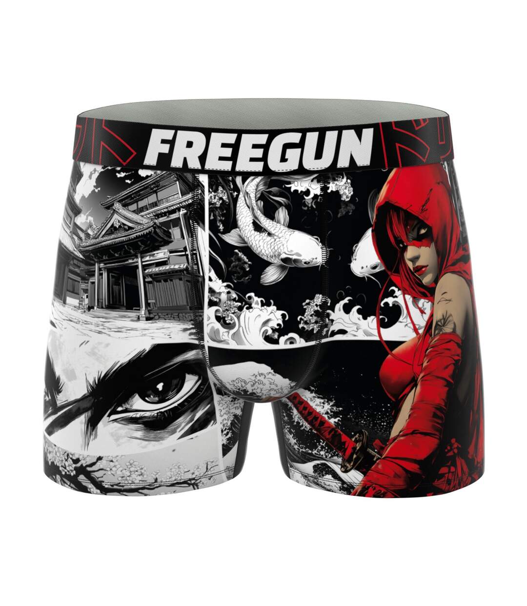 Lot de 5 boxers homme collection Mangaka Freegun-5
