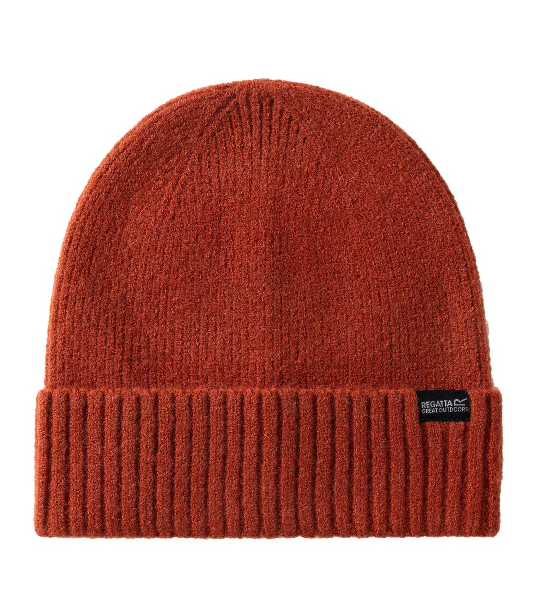 Womens/ladies Basic Ribbed Beanie Burnt Henna Regatta-2