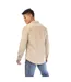 Mens Bexley Corduroy Long-sleeved Shirt Sand Brown Peter Werth-3