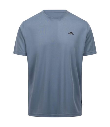 Haut De Sport Uni Manches Courtes Landford Homme Bleu Gris Trespass
