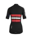 Womens/ladies Ajax Mock Neck Short-sleeved Cycling Jersey Black Adidas-3