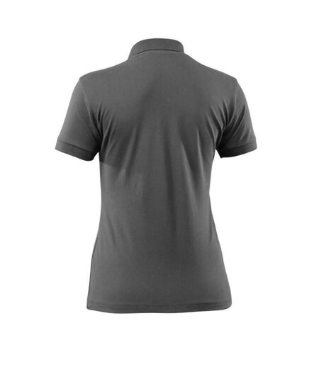 Womens/ladies Grasse Crossover Polo Shirt Dark Anthracite Mascot