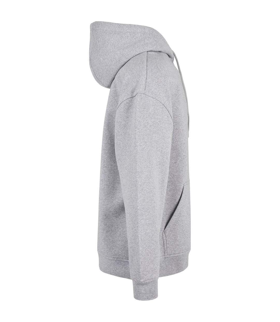 Sweat à capuche basic homme gris chiné Build Your Brand-4