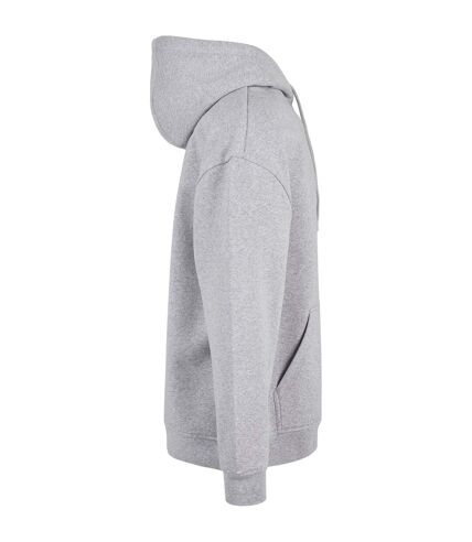 Build Your Brand Mens Basic Oversized Hoodie (Heather Grey)
