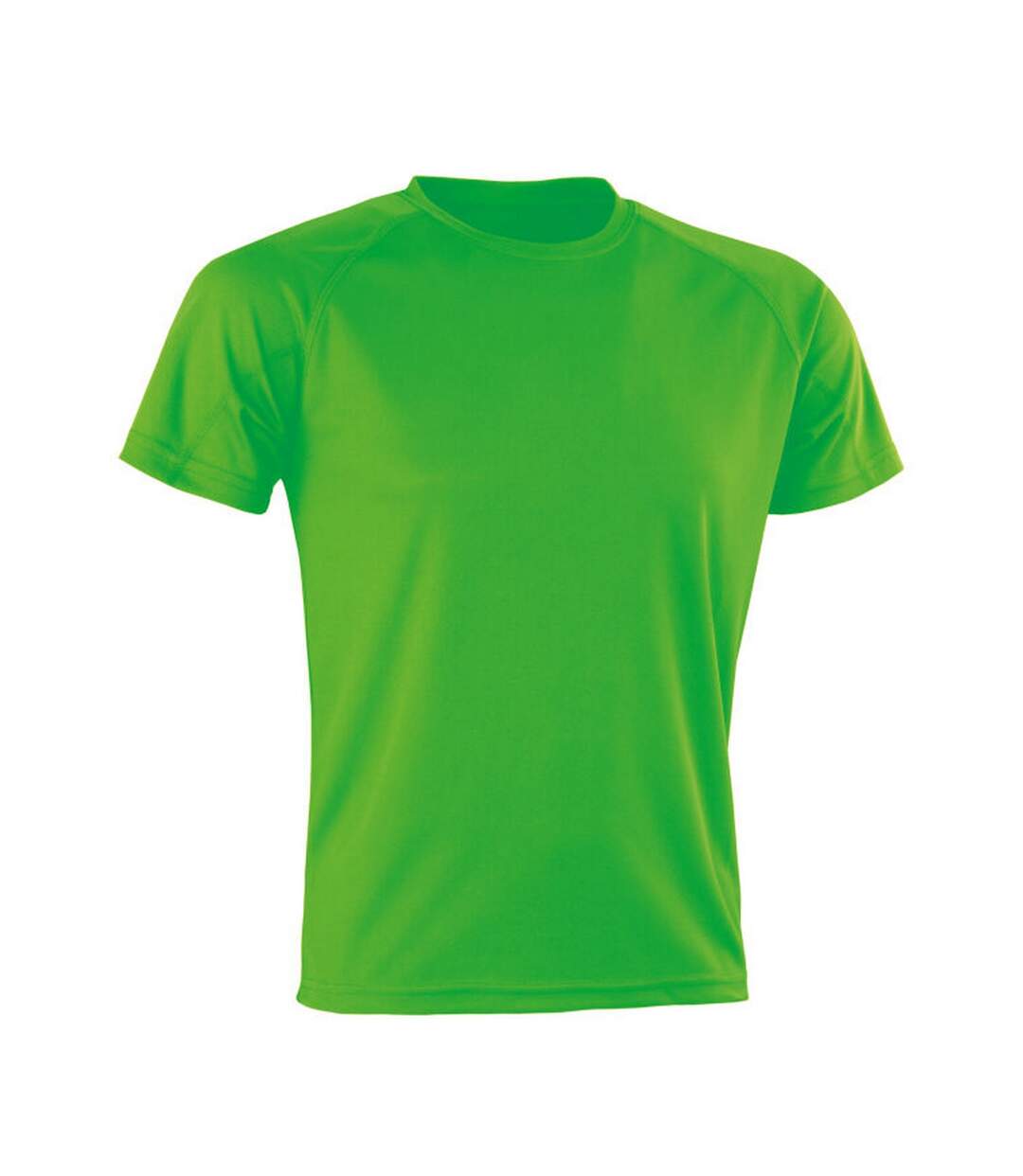 T-shirt impact aircool homme vert fluo Spiro-1