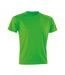 T-shirt impact aircool homme vert fluo Spiro Spiro