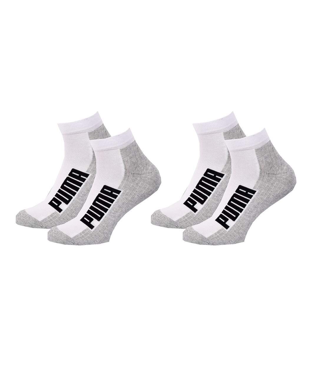 Chaussettes PUMA QUARTER Pack de 2 Paires CUSHIONED QUARTER 002