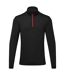 Mens athletic top black/red TriDri