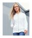 Unisex adult organic hoodie arctic white Awdis-2