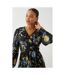 Dorothy Perkins Womens/Ladies Floral Lace Detail Mini Dress (Black) - UTDP1361