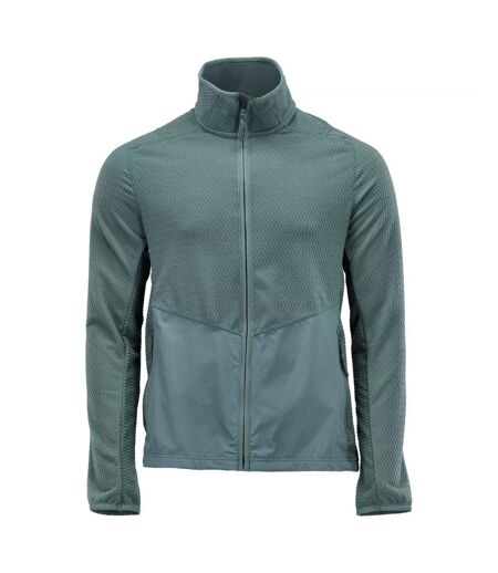 Mens Customised Patterned Fleece Jacket Light Forest Green Mascot