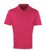 Premier Mens Coolchecker Pique Short Sleeve Polo T-Shirt (Hot Pink)