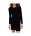 Robe Moulante Noir Femme Vero Moda 10269253 - L