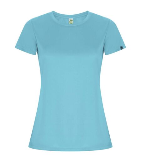 Womens/ladies imola sports t-shirt turquoise Roly