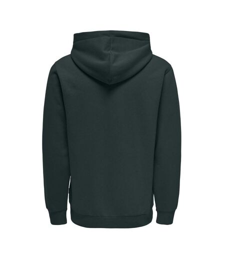 Sweat à capuche vert scarabée homme only & sons ceres