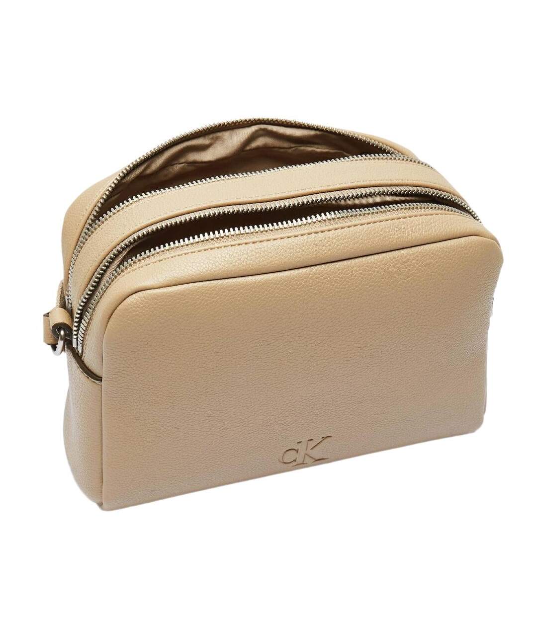 Sac à bandoulière beige femme calvin klein jeans ultralight - taille unique-2