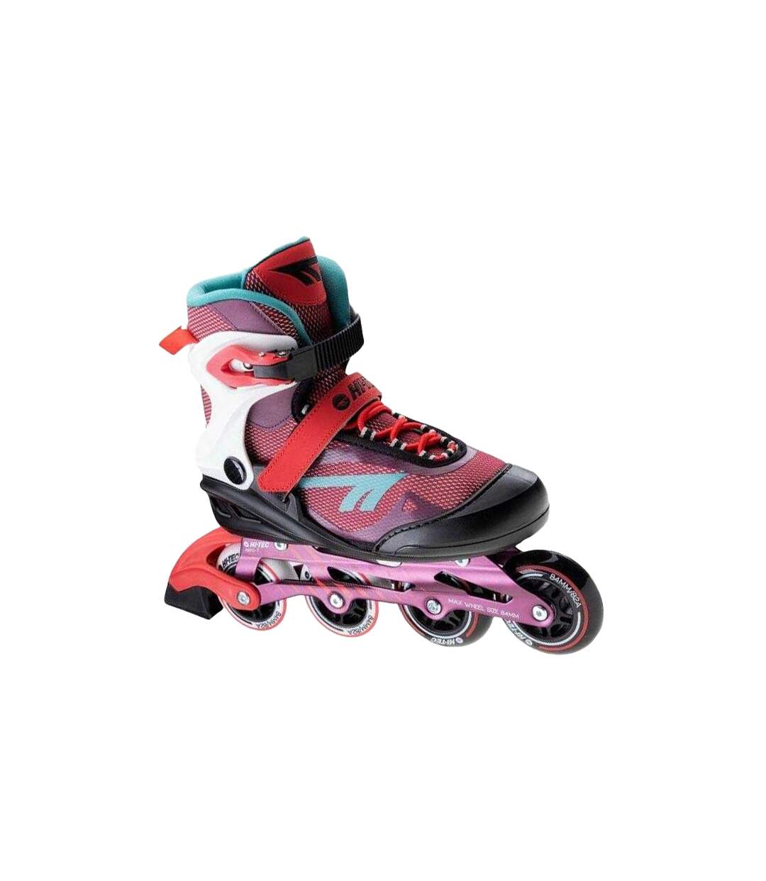 Patins À Roulettes Alignées Lady Rizzo Femme 40 Fr Rouge Hi-Tec-1