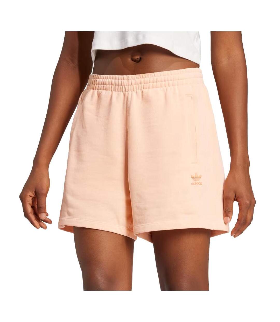 Short rose femme adidas ess-1