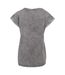 T-shirt Motif/style Délavé À L'acide Femme Gris Noir Build Your Brand-2
