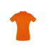 SOLS Womens/Ladies Perfect Pique Short Sleeve Polo Shirt (Orange) - UTPC282