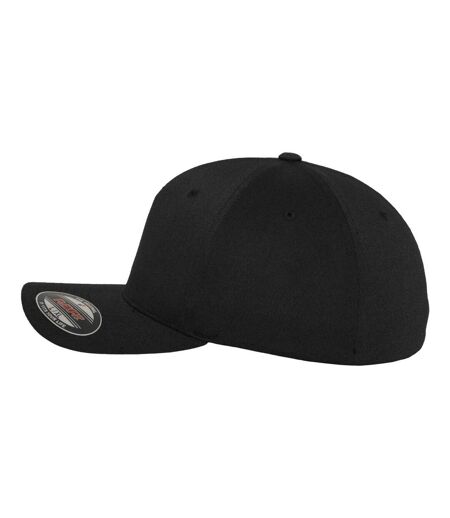 Casquette De Baseball Motif/style 5 Panneaux Noir Flexfit